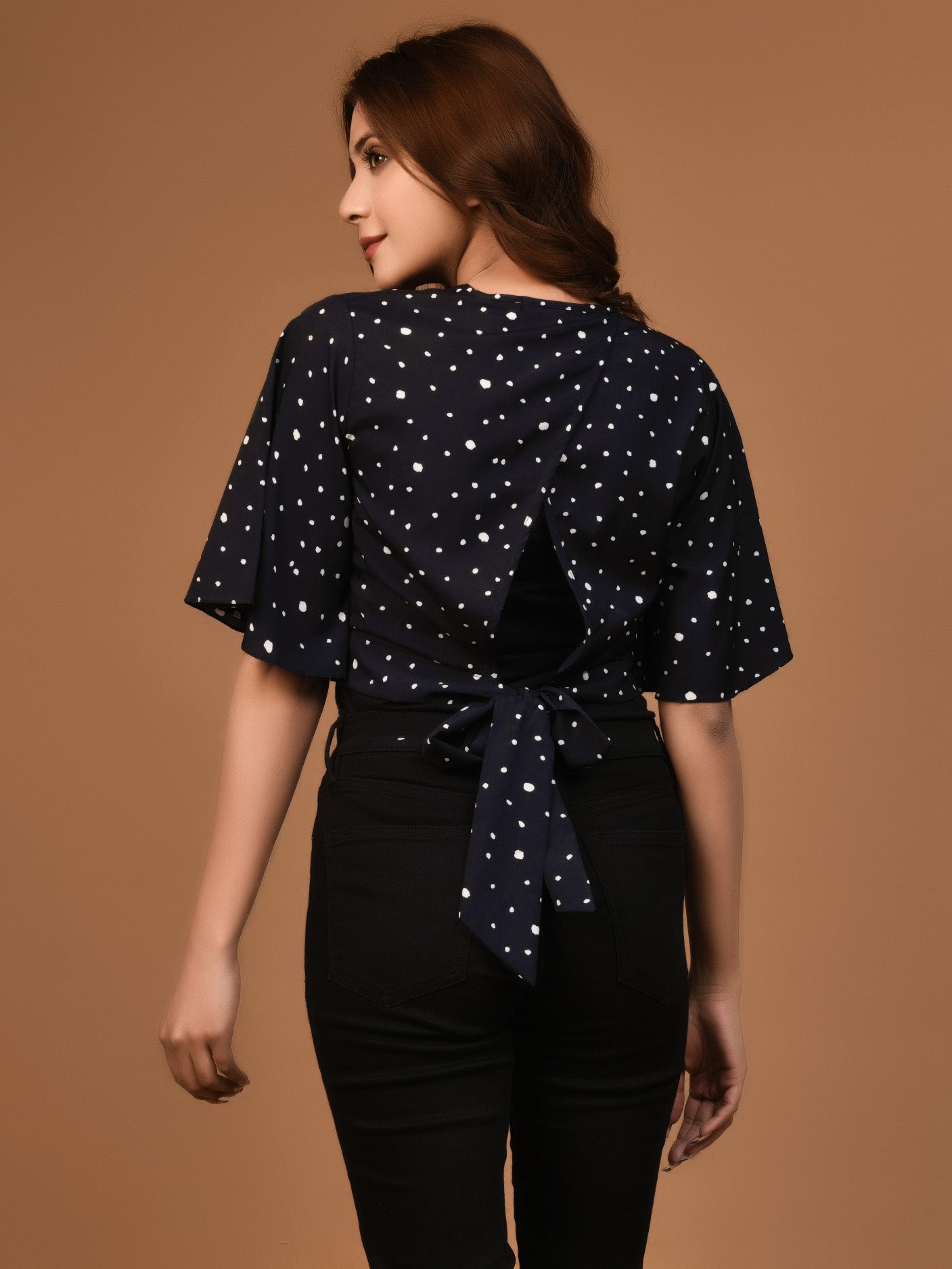 Limelight - Polka Dot Cropped Top