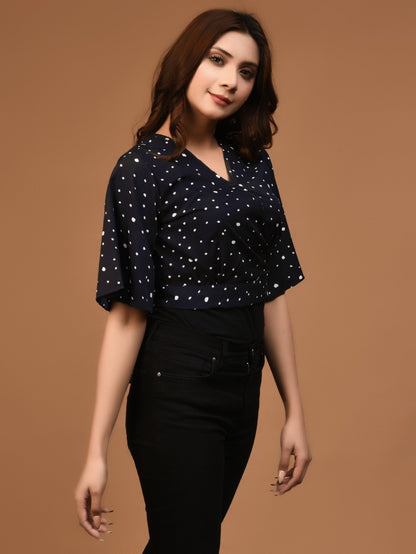 Limelight - Polka Dot Cropped Top