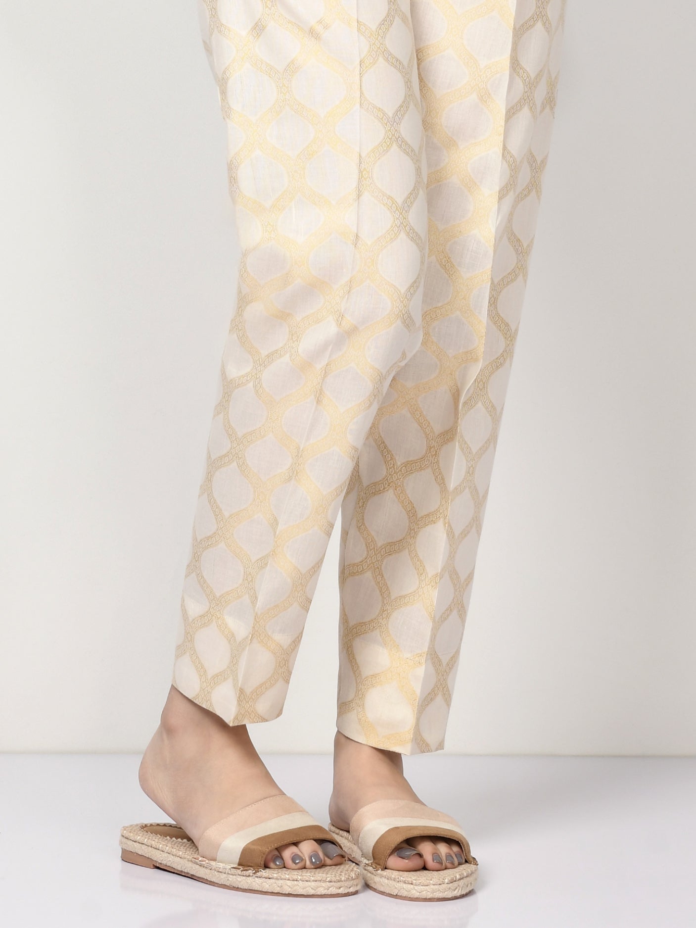 Limelight - Jacquard Straight Trouser