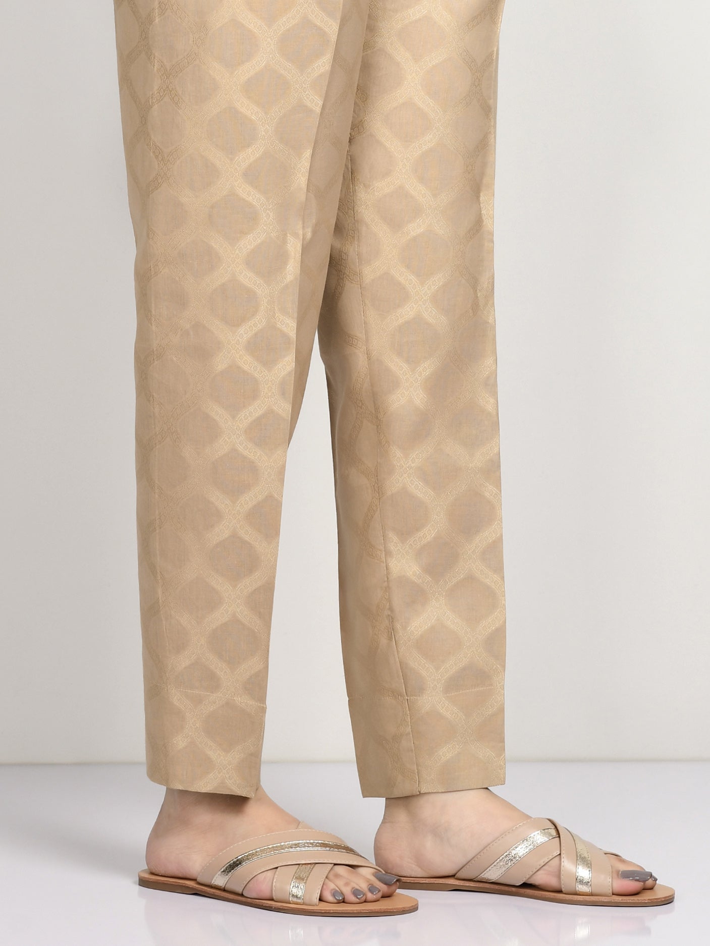 Limelight - Jacquard Straight Trouser