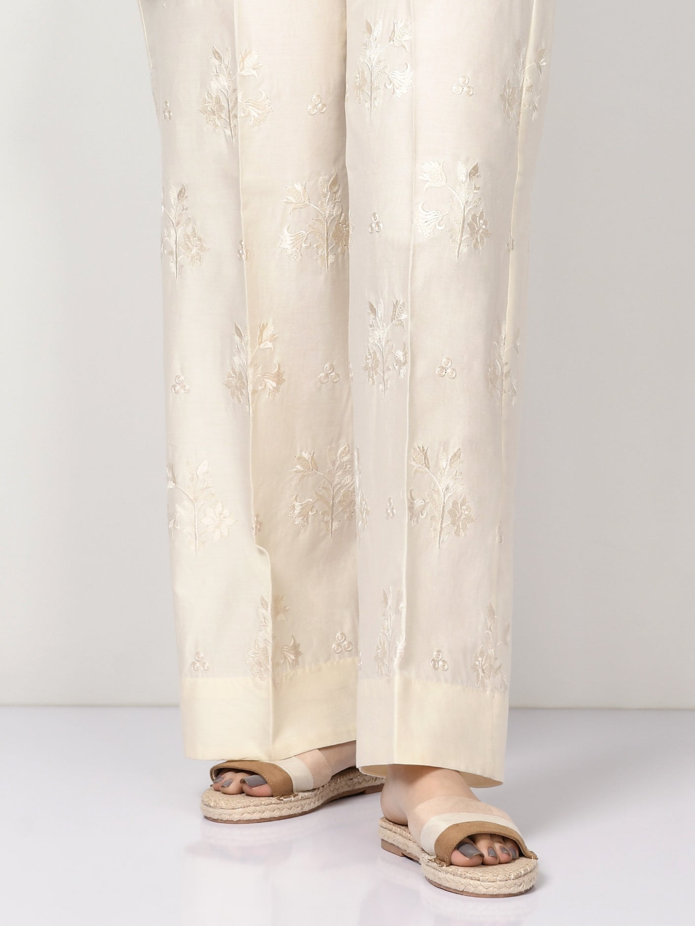 Limelight - Embroidered Winter Cotton Pants