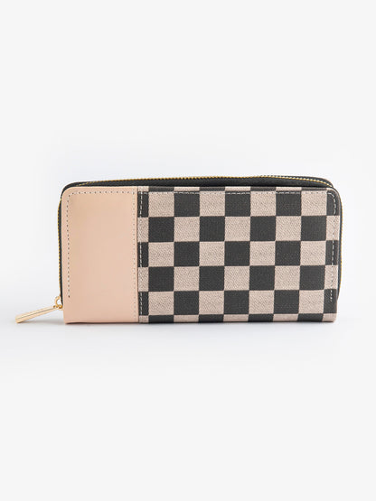 Limelight - Checkered Print Wallet