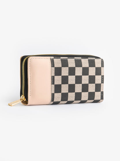 Limelight - Checkered Print Wallet