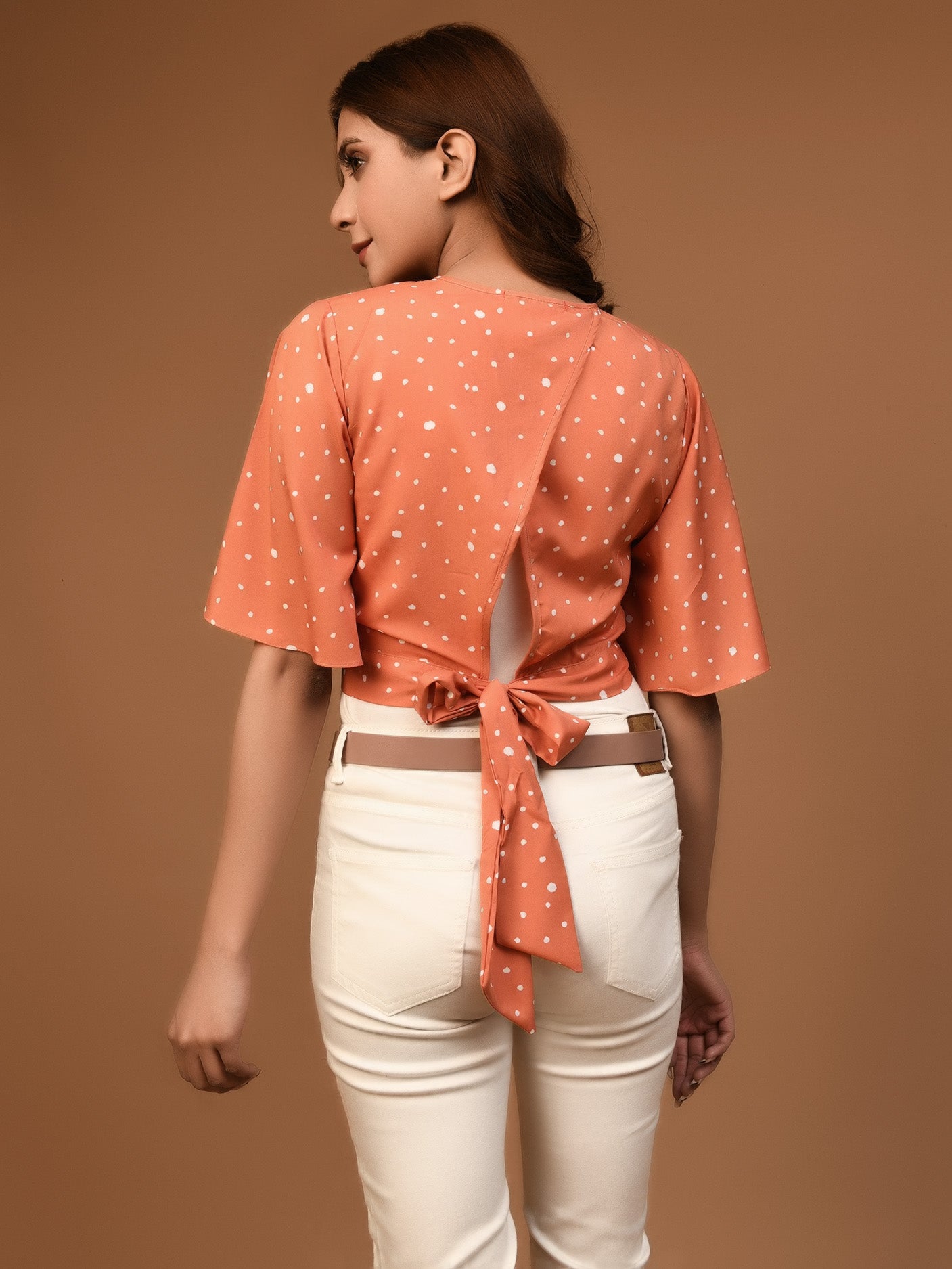 Limelight - Polka Dot Cropped Top