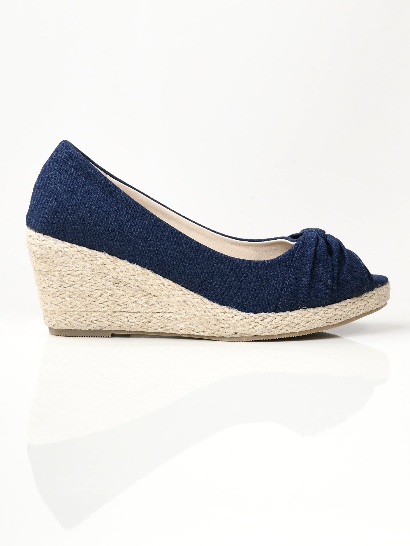 Limelight - Knotted Weave Wedges - Blue