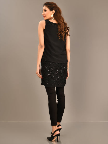 Limelight - Sequined Chiffon Dress