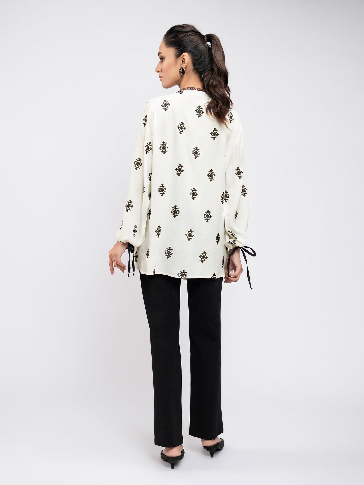 Limelight - Embroidered Top