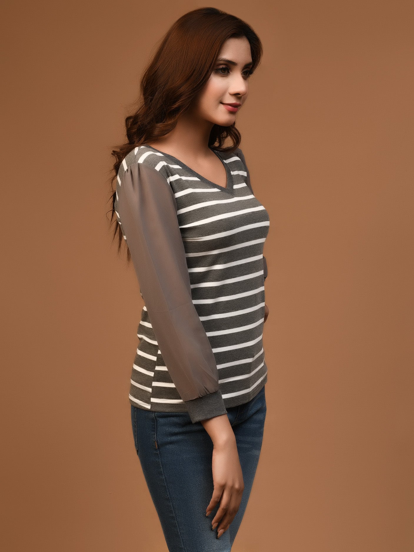 Limelight - Striped Basic Top