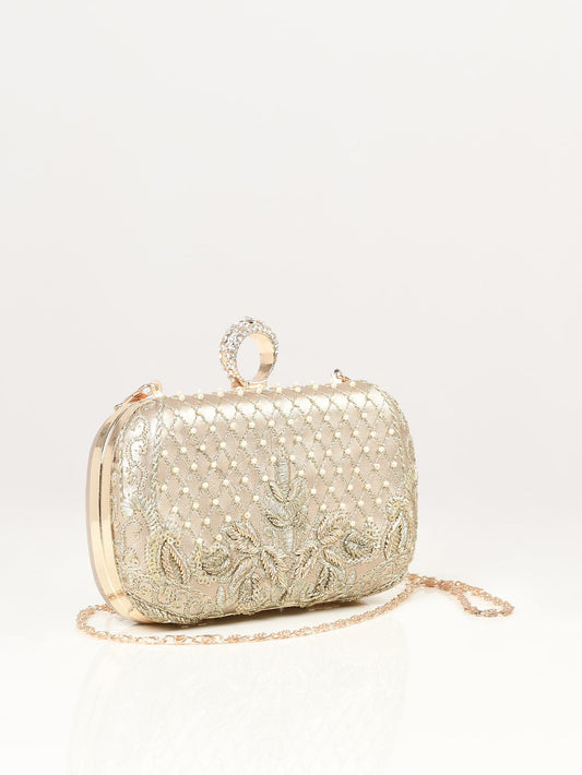 Limelight - Embellished Hard Clutch