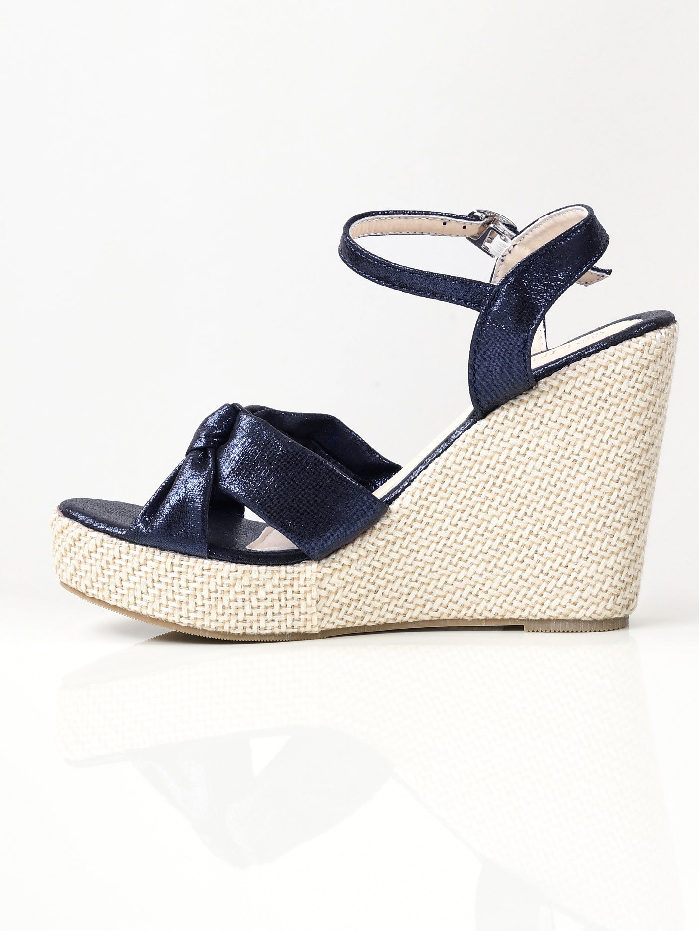 Limelight - Shiny Knotted Wedges - Blue