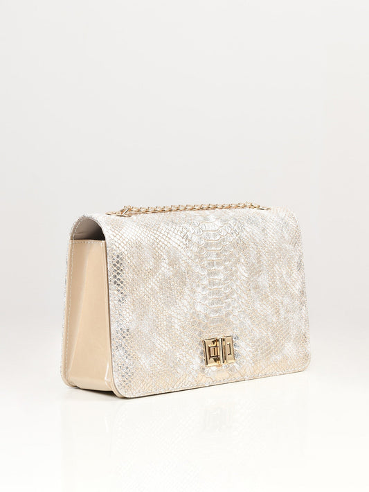 Limelight - Gold Textured Handbag