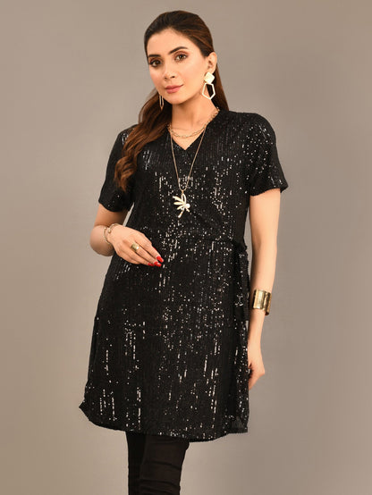 Limelight - Sequined Net Dress