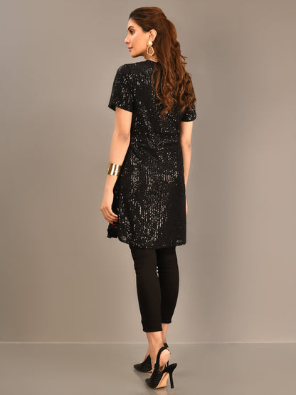 Limelight - Sequined Net Dress