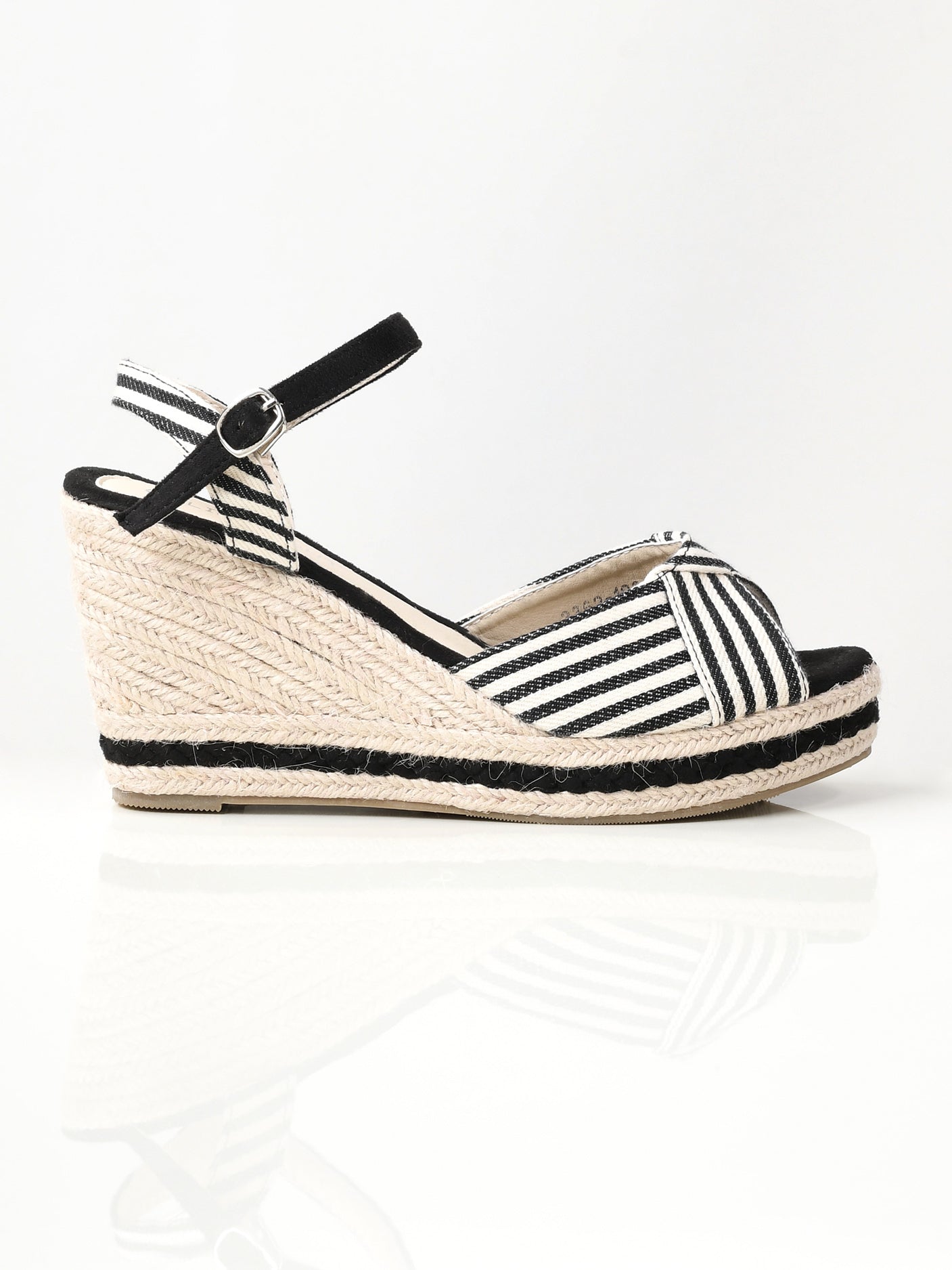 Limelight - Striped Wedges - Black and White