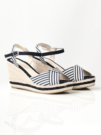 Limelight - Striped Wedges - Blue