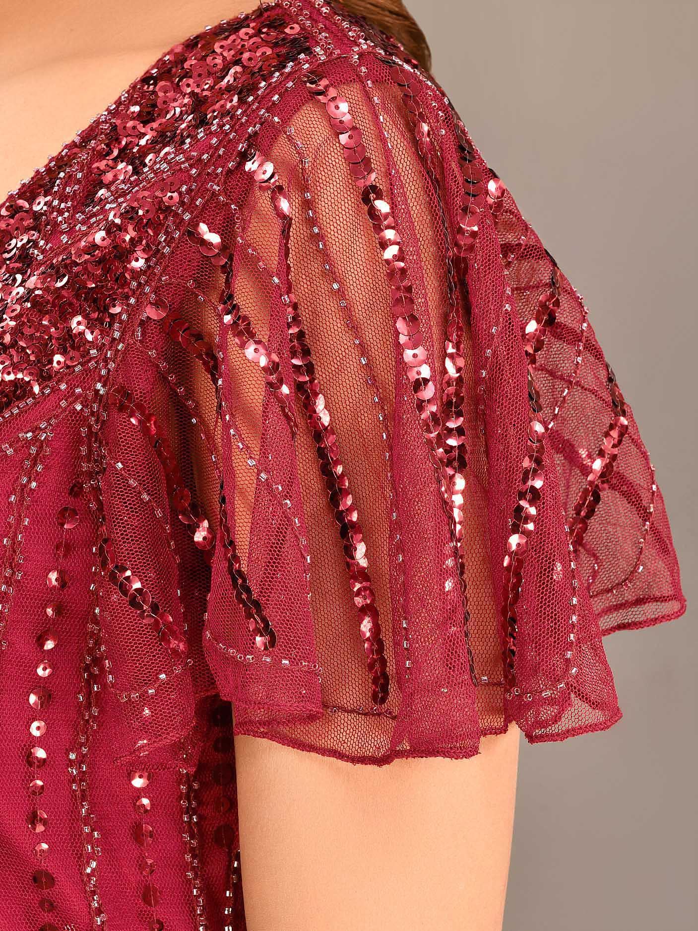 Limelight - Sequined Net Dress