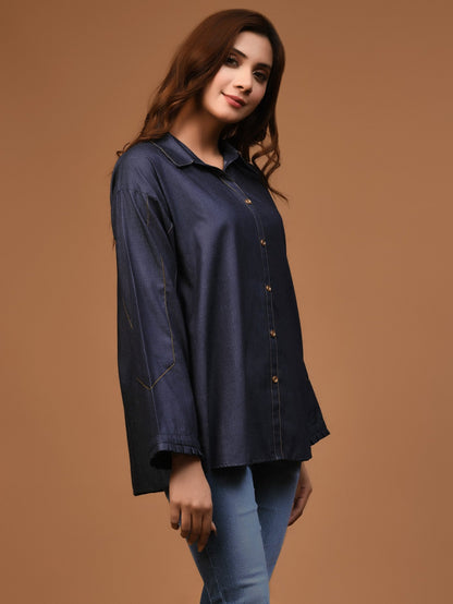 Limelight - Denim Button Down Shirt