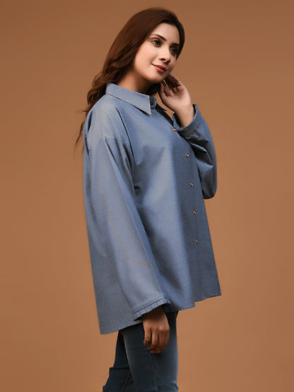 Limelight - Denim Button Down Shirt