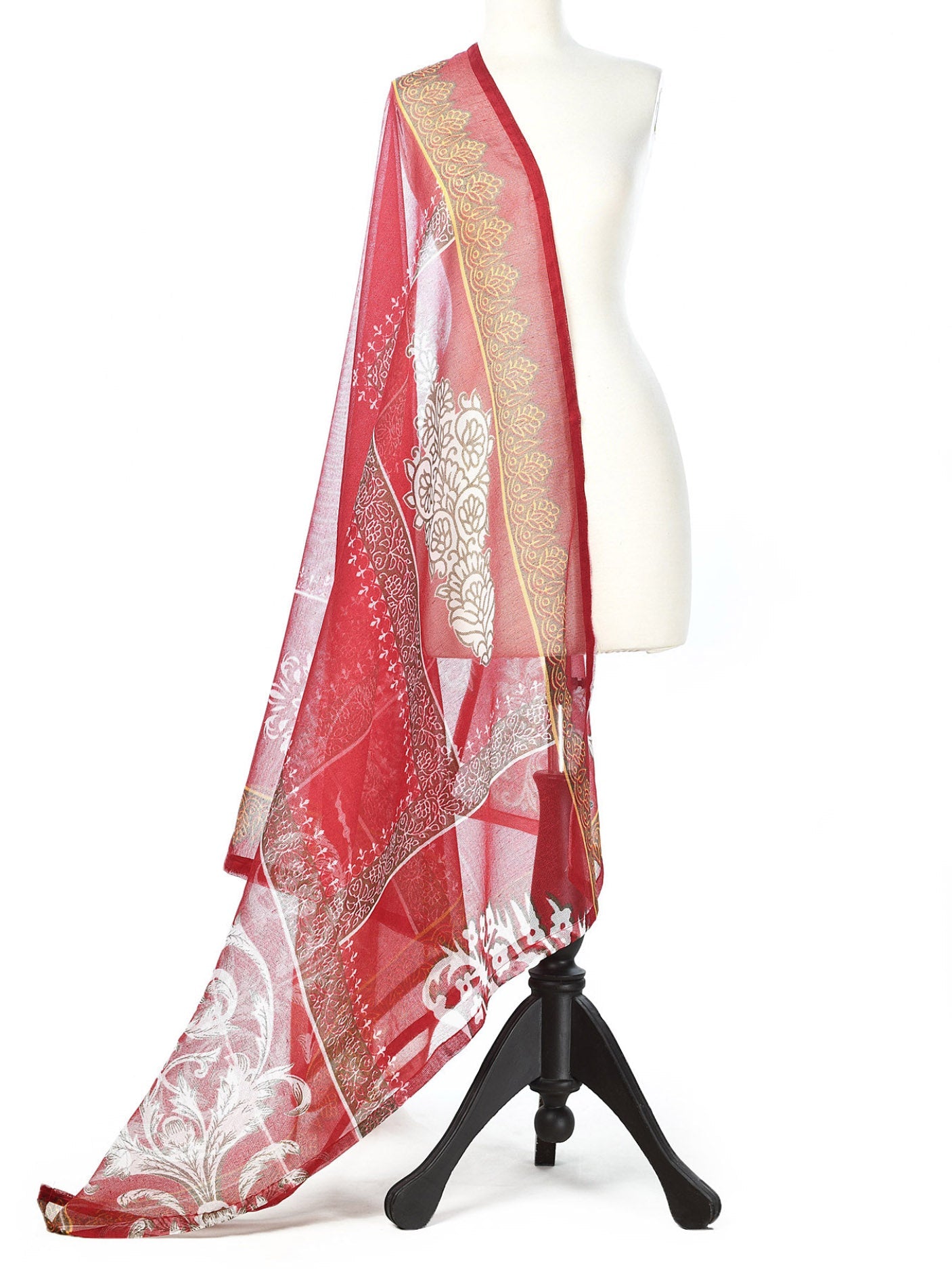 Limelight - Printed Rajjo Net Dupatta