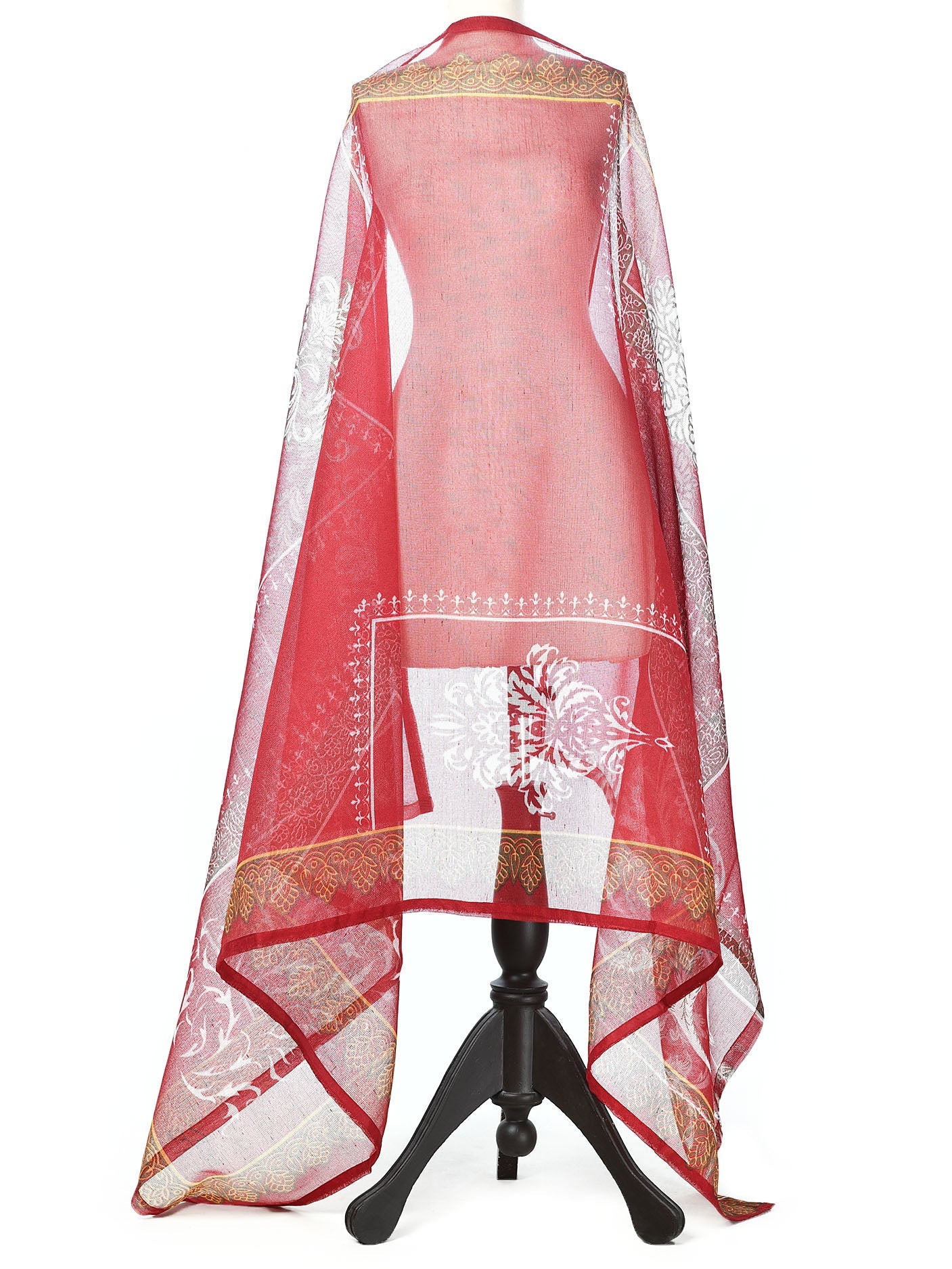 Limelight - Printed Rajjo Net Dupatta