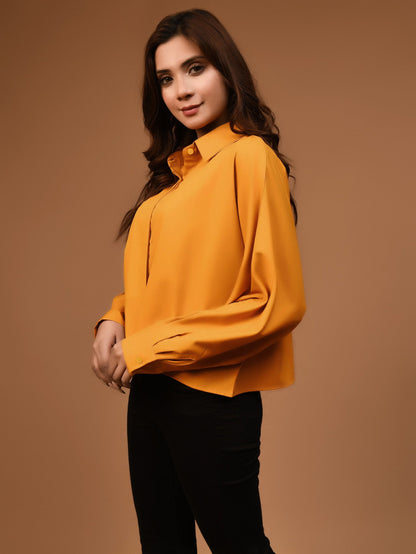 Limelight - Drop Shoulder Cropped Top