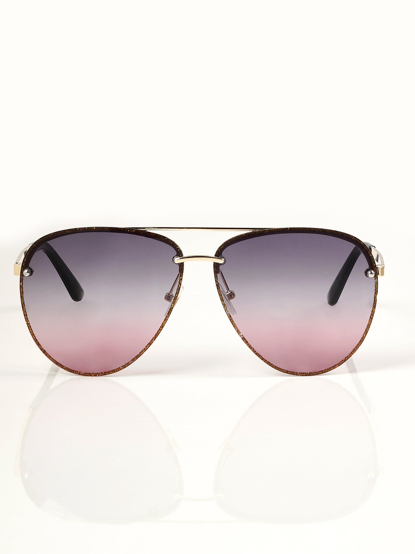 Limelight - Glittery Frame Aviators