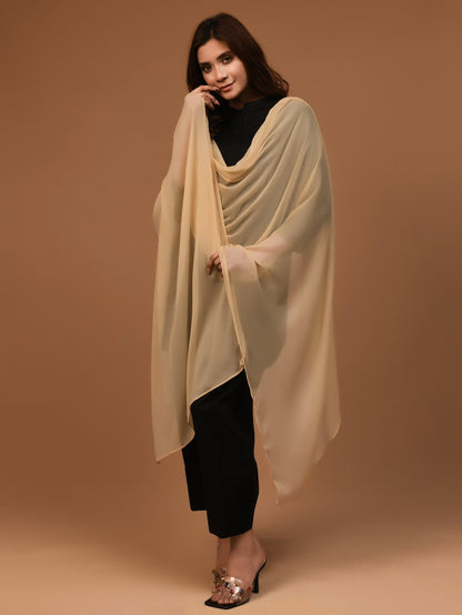 Limelight - Chiffon Dupatta - Skin