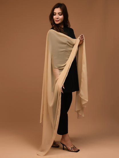 Limelight - Chiffon Dupatta - Skin