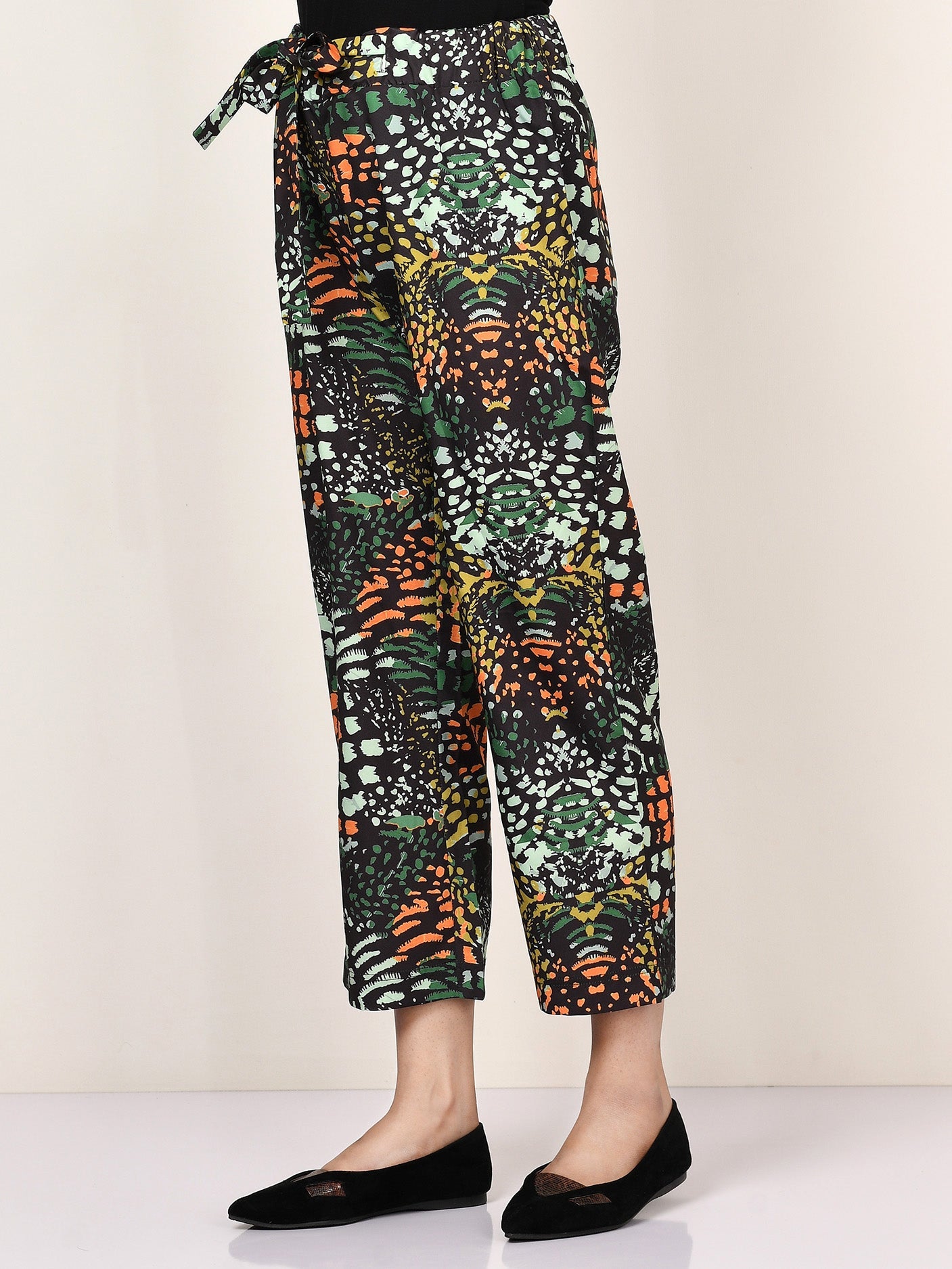 Limelight - Printed Tie Knot Pants