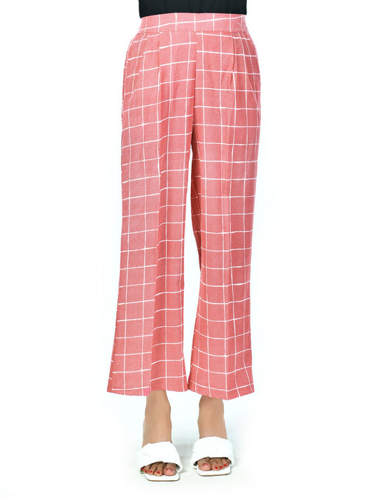 Limelight - Checkered Cotton Pants