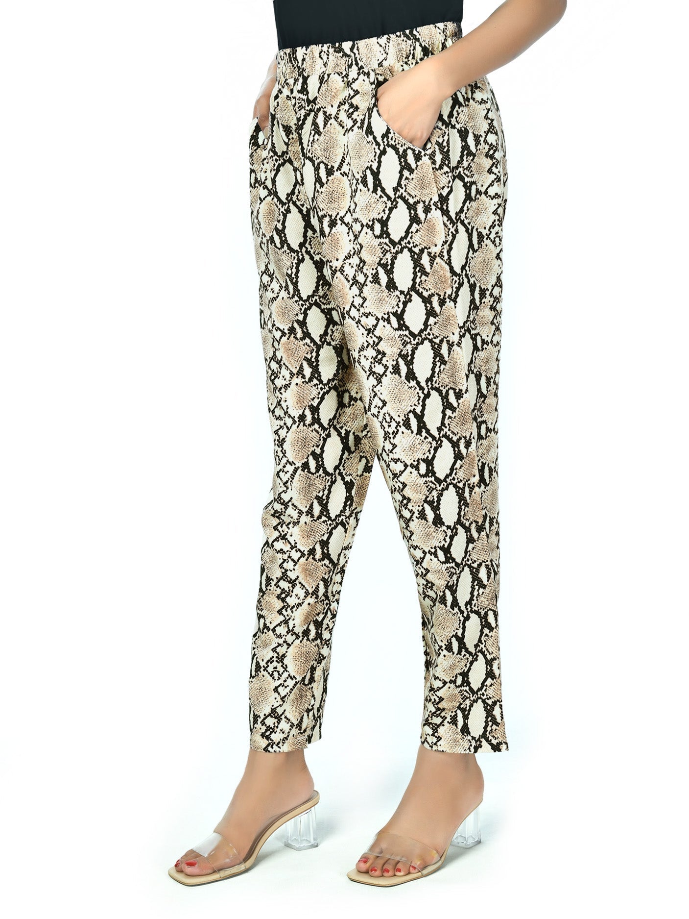 Limelight - Printed Cotton Pants