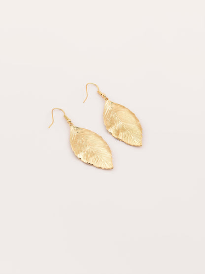 Gold Leaf Earrings