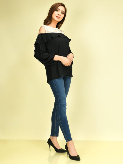 Limelight - Cold Shoulder Top