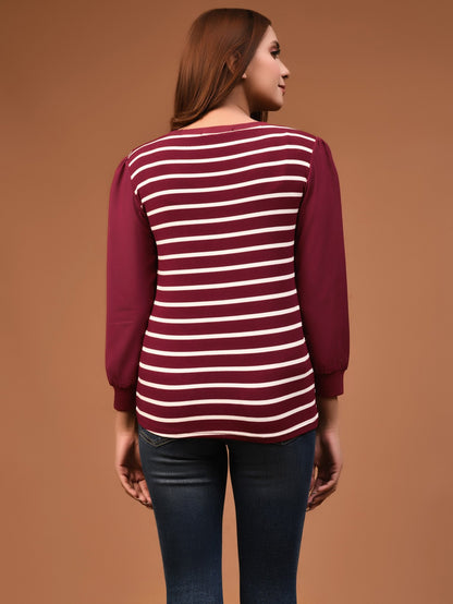 Limelight - Striped Basic Top