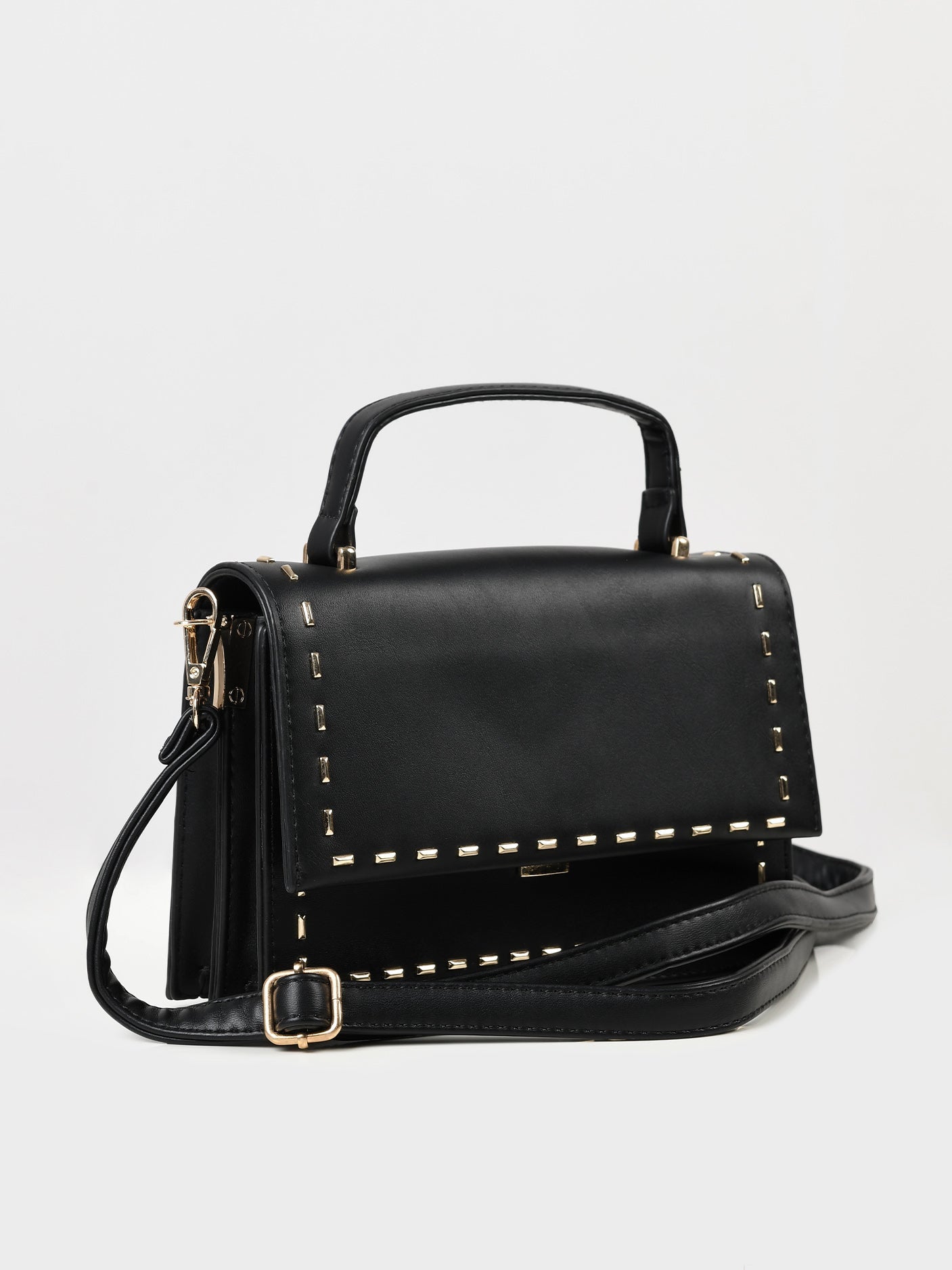 Limelight - Studded Rectangular Handbag