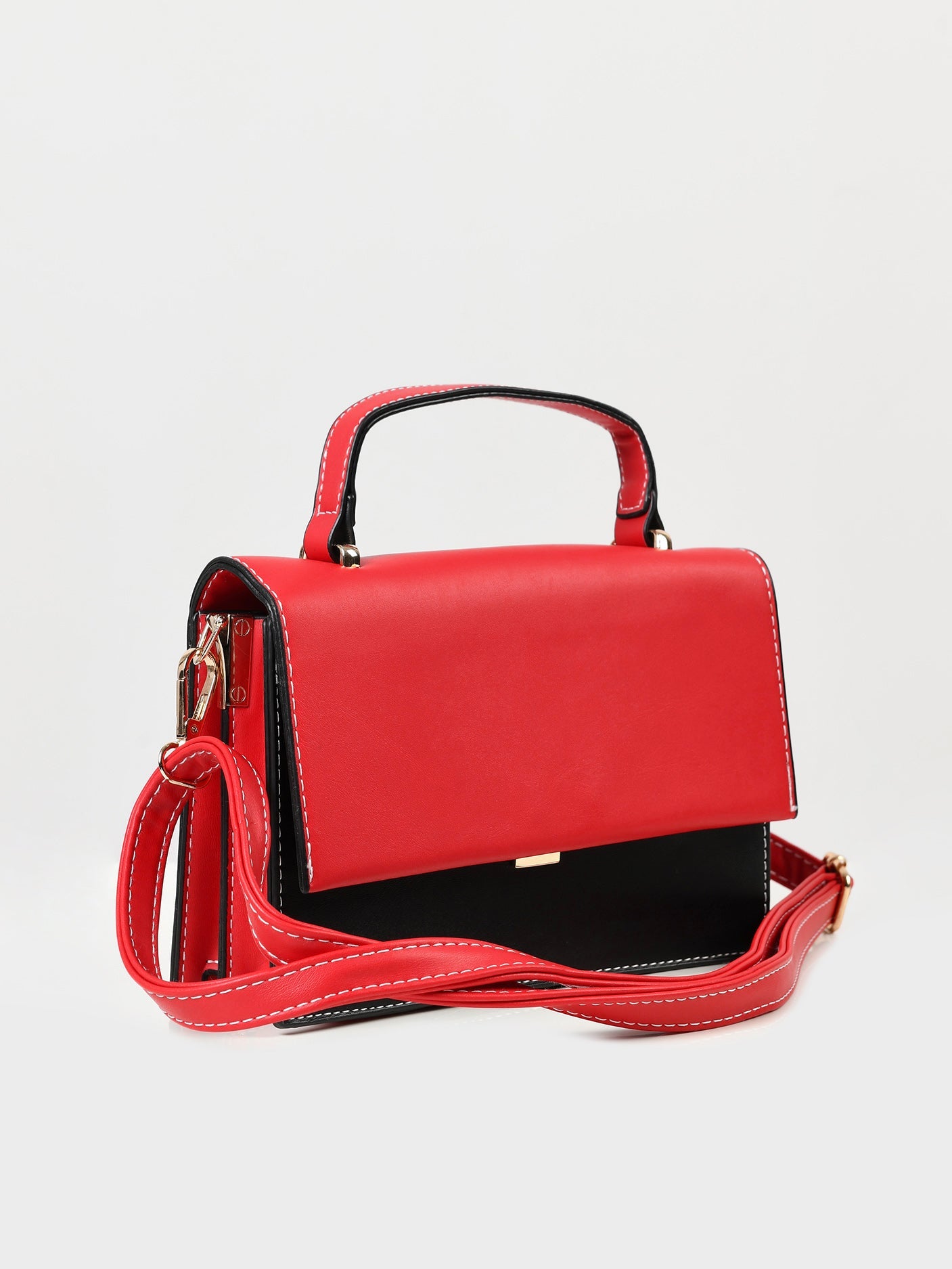 Limelight - Rectangular Two Toned Handbag