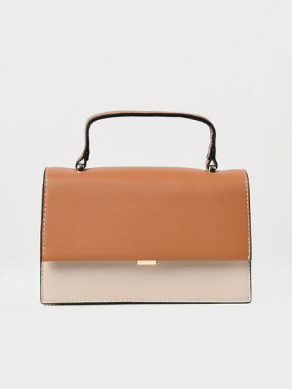 Limelight - Rectangular Two Toned Handbag