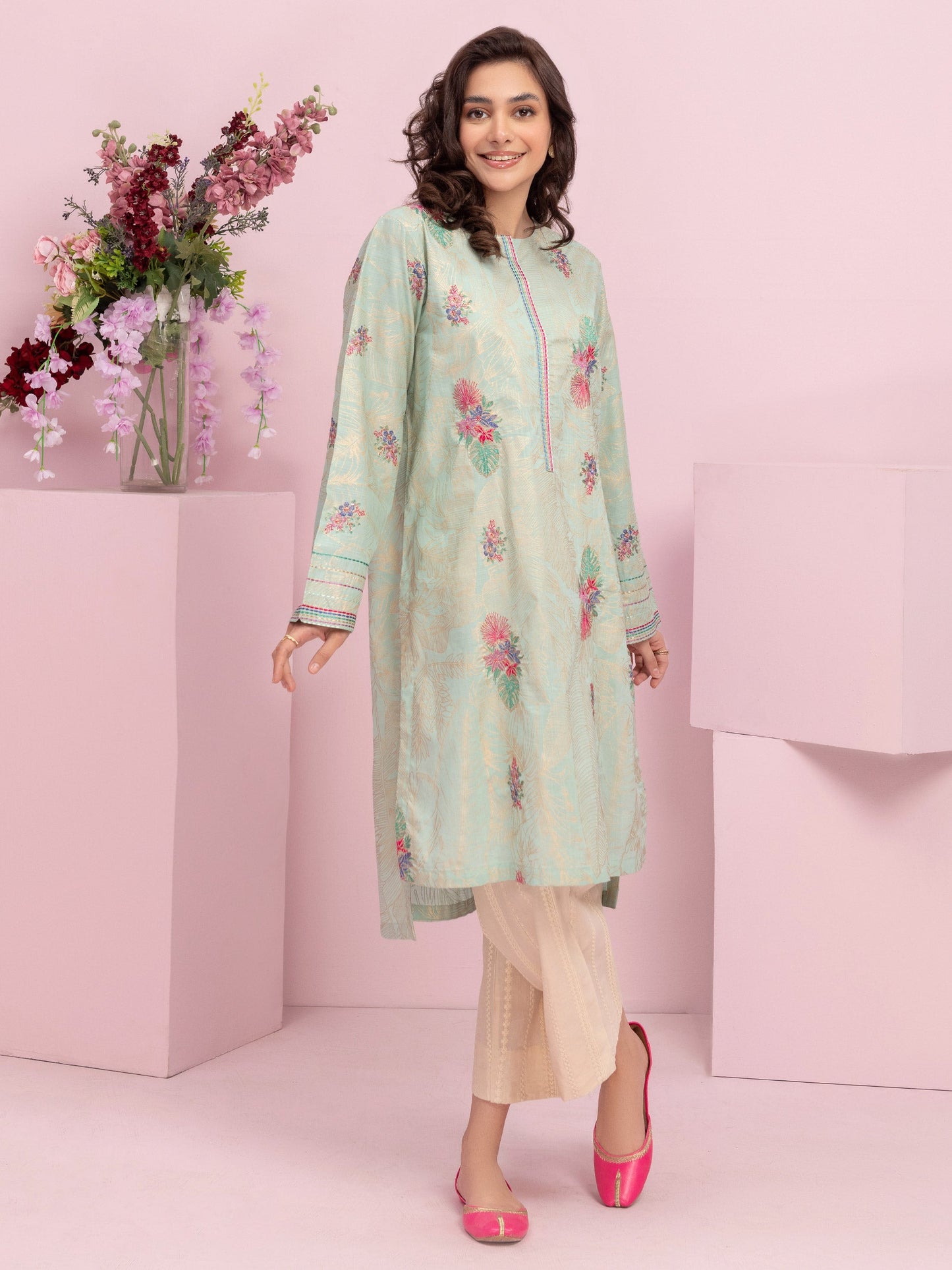 Limelight - Lawn Shirt-Embroidered (Pret)