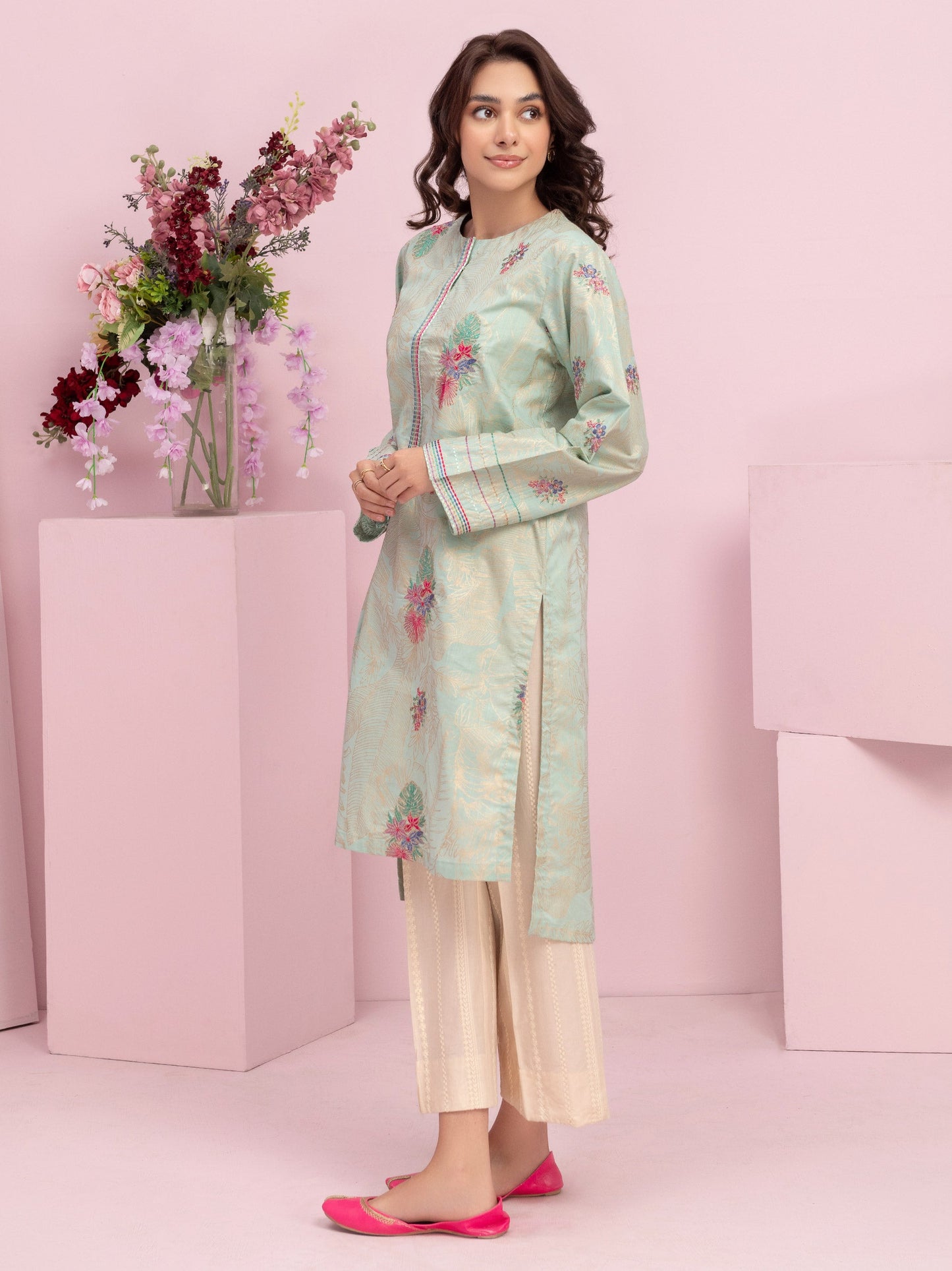 Limelight - Lawn Shirt-Embroidered (Pret)
