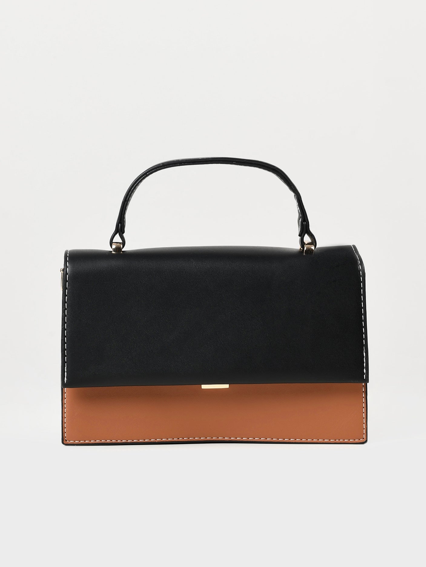 Limelight - Rectangular Two Toned Handbag