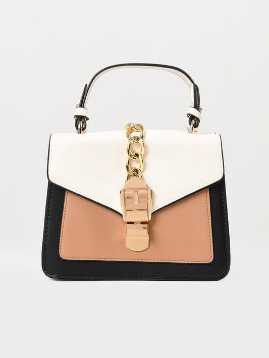 Limelight - Multi Toned Buckle Handbag