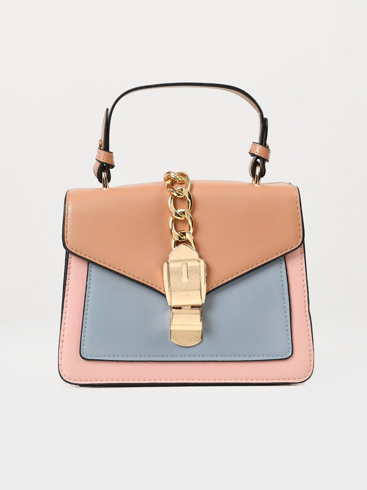 Limelight - Multi Toned Buckle Handbag