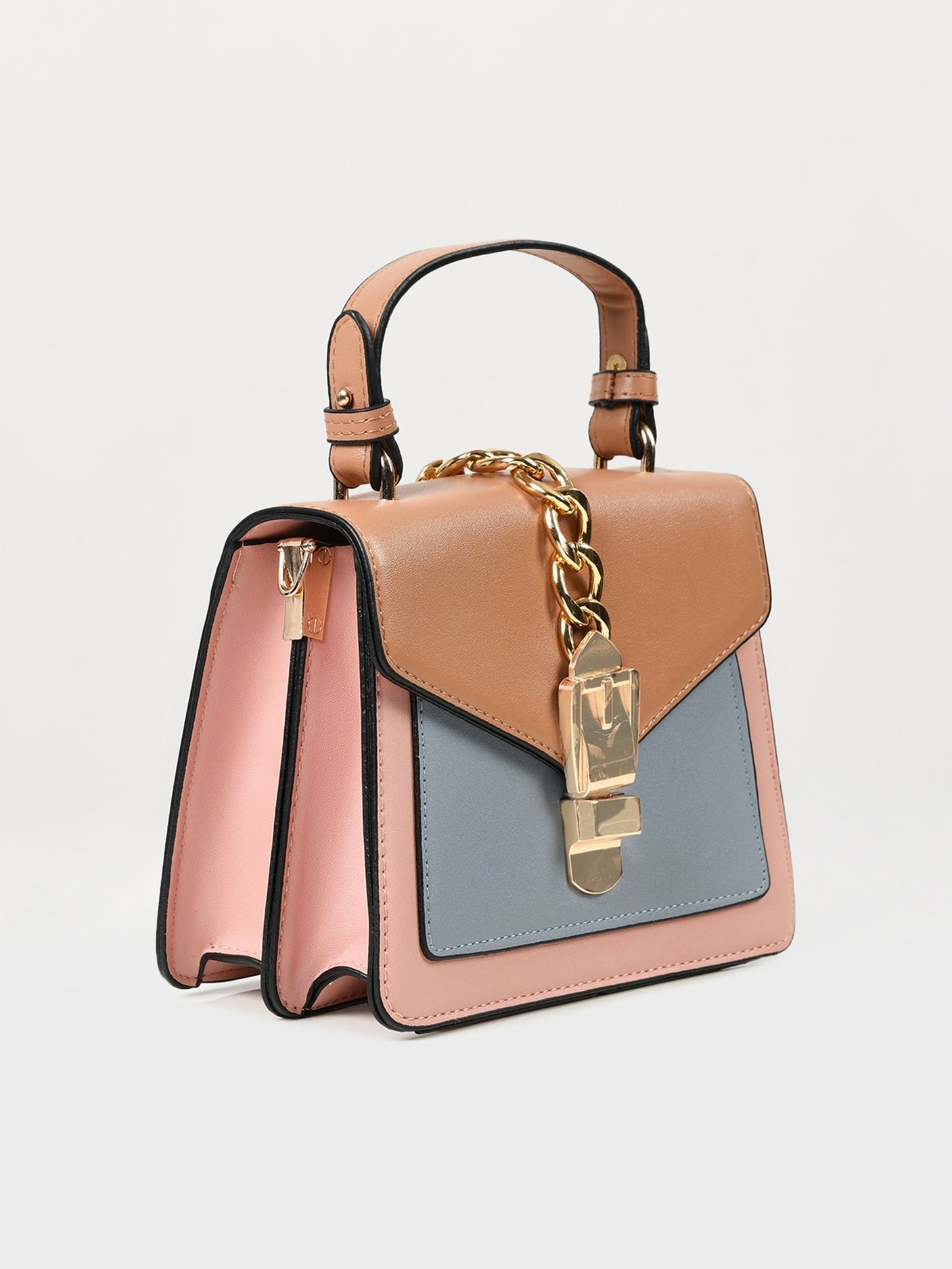 Limelight - Multi Toned Buckle Handbag