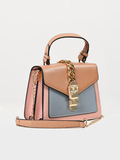 Limelight - Multi Toned Buckle Handbag