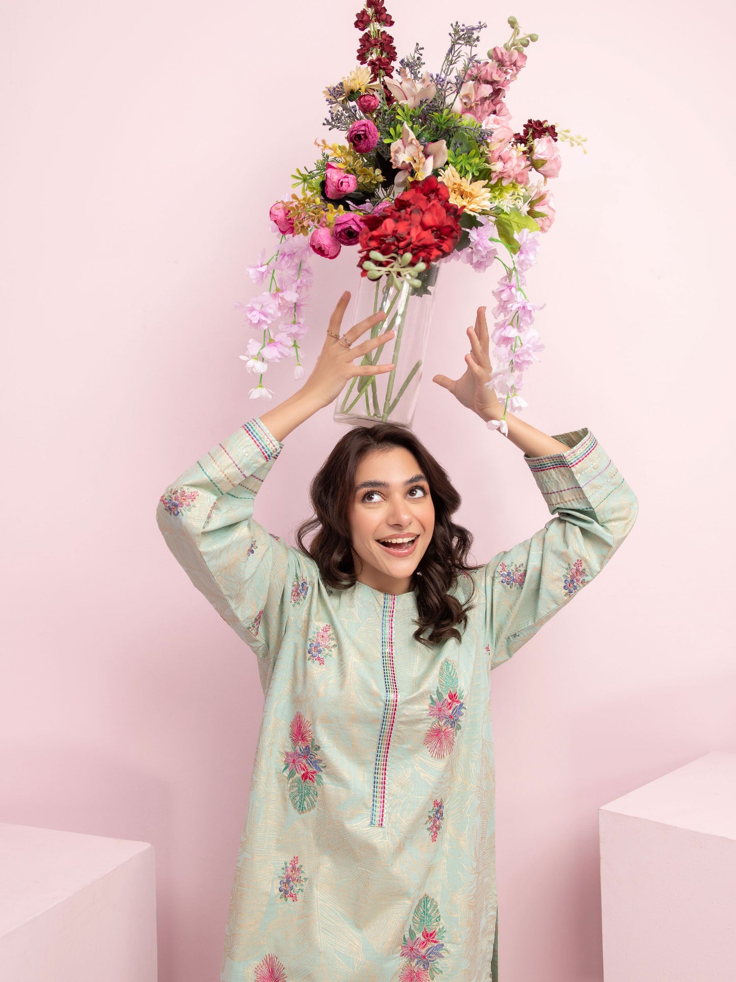 Limelight - Lawn Shirt-Embroidered (Pret)