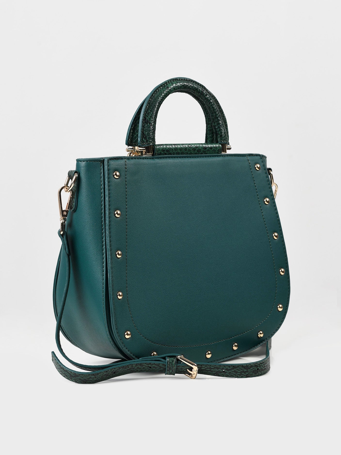 Limelight - Studded Round Bottom Handbag