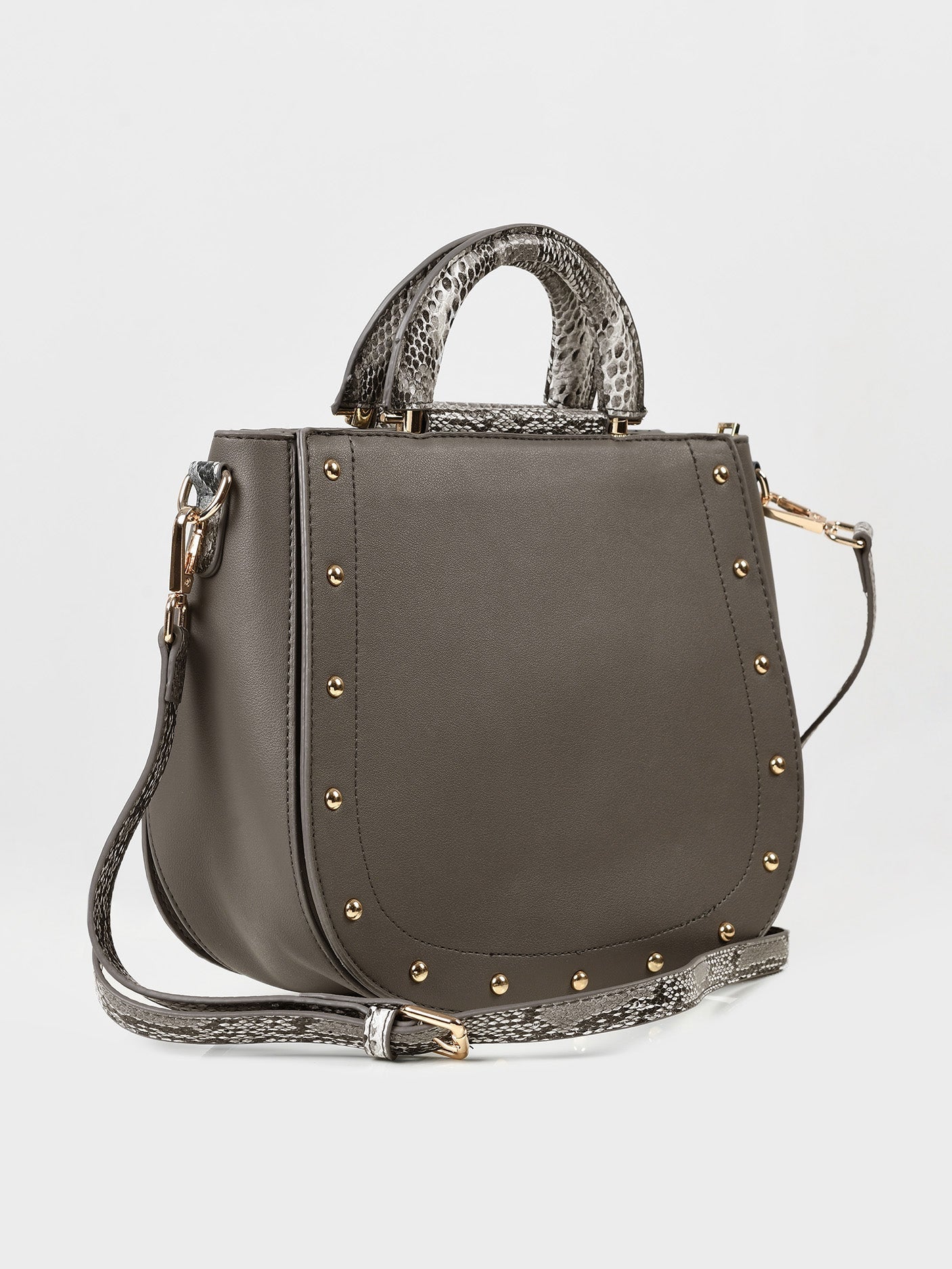 Limelight - Studded Round Bottom Handbag