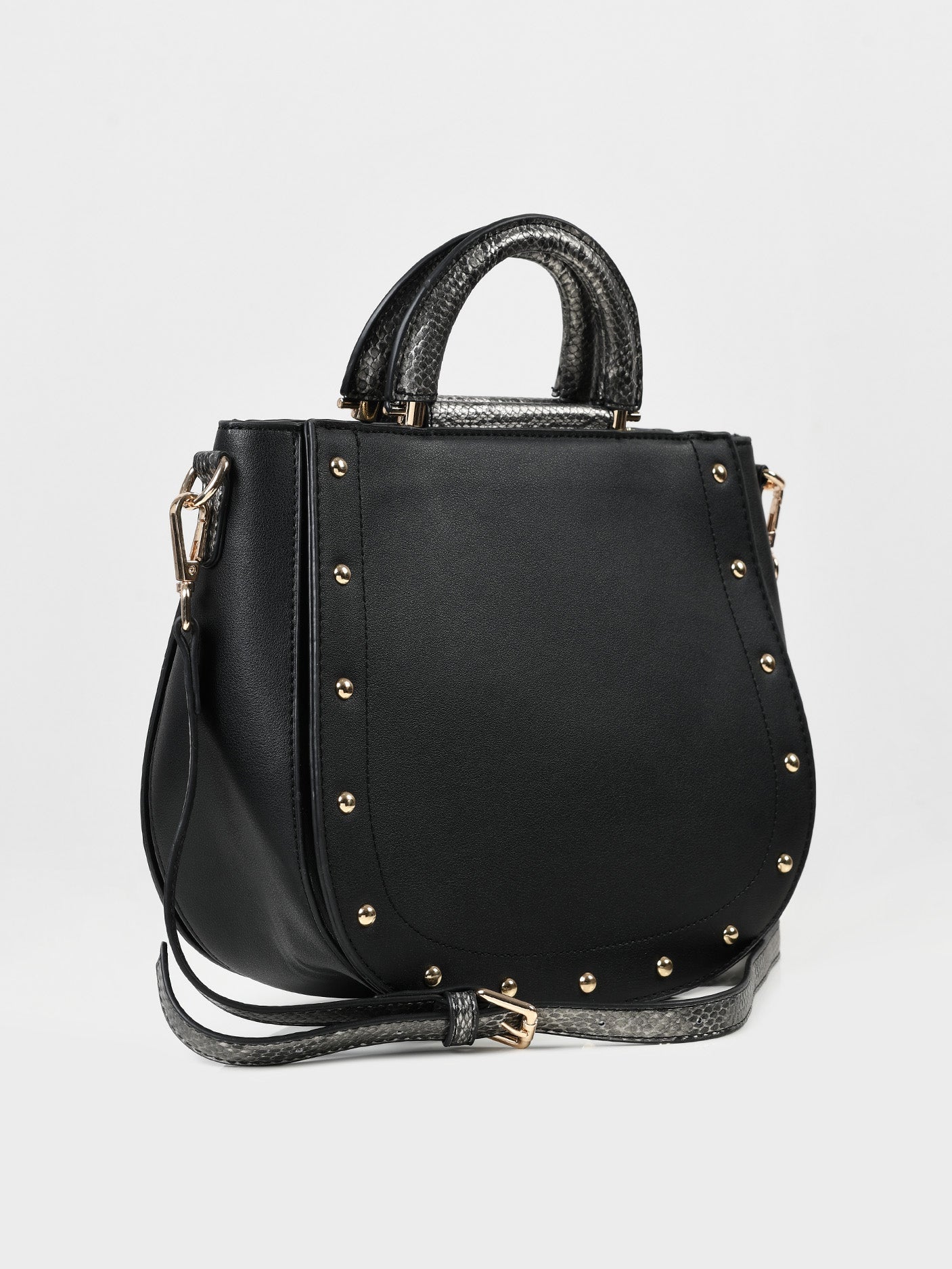 Limelight - Studded Round Bottom Handbag