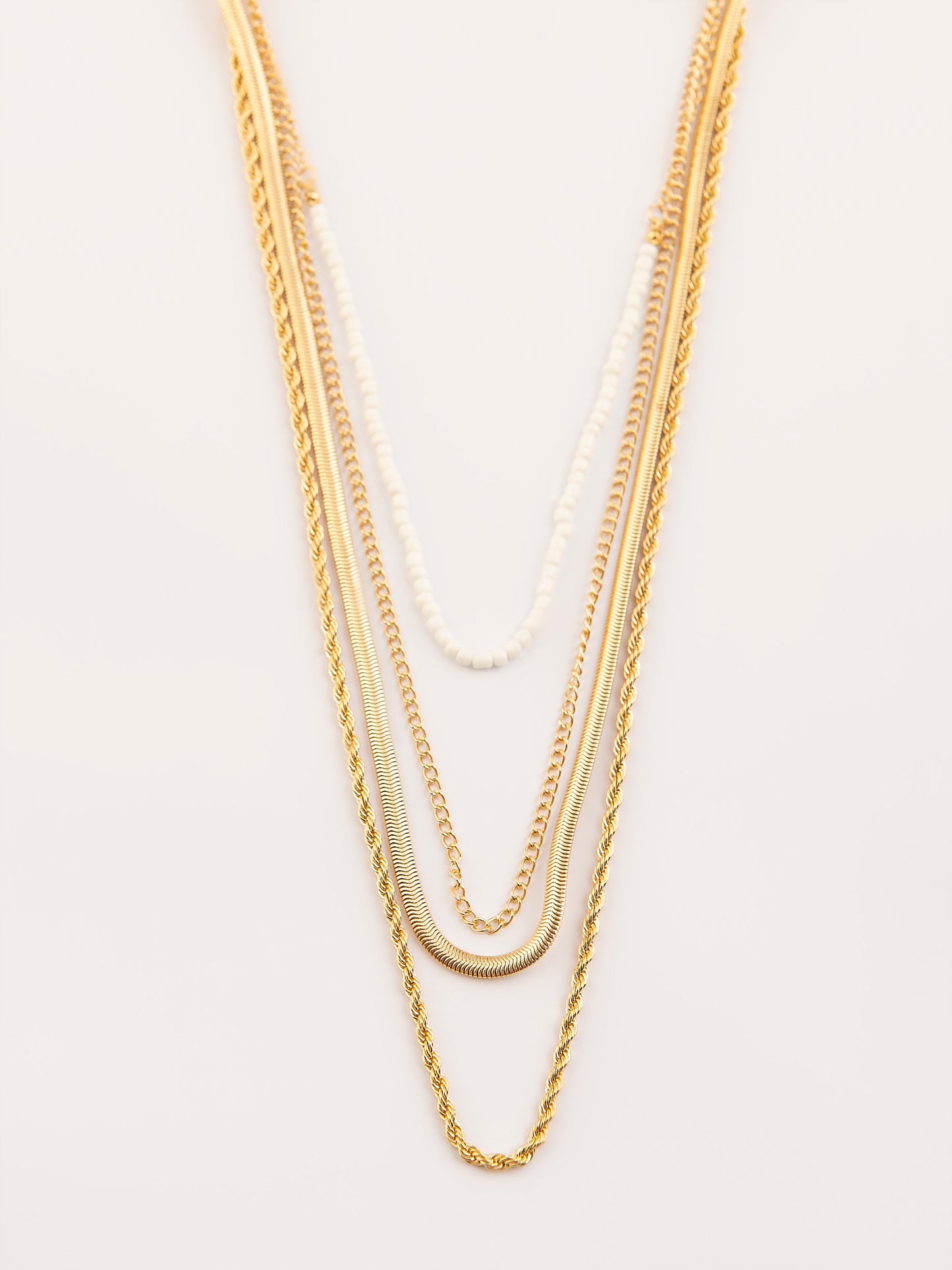 Multi Chain Layered Necklace