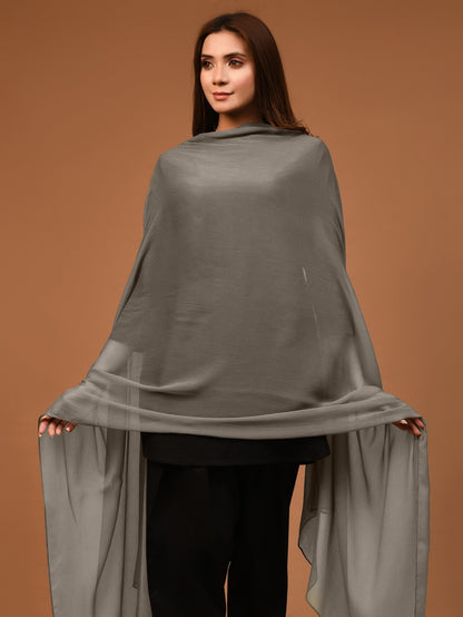 Limelight - Chiffon Dupatta - Grey